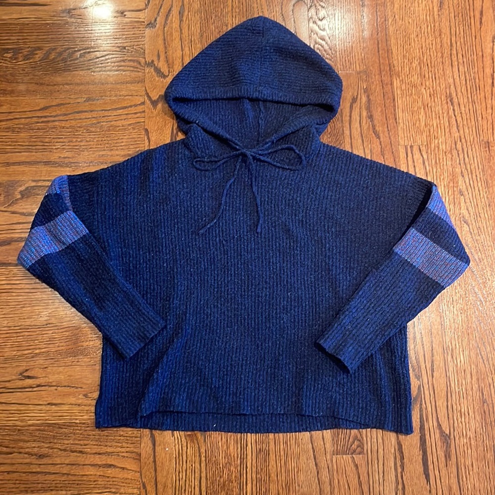 Blue Waffle Sweater